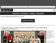 Tablet Screenshot of goju-kai-kirschau.de